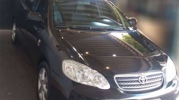 Veículo recuperado pela Polícia Militar (Reprodução).