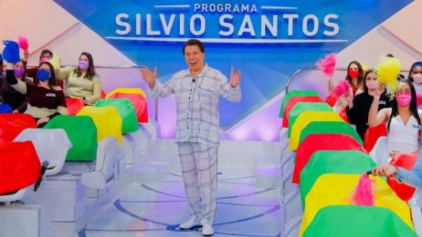 Recentemente Silvio Santos voltou a gravar programas na emissora (Divulgação/SBT).