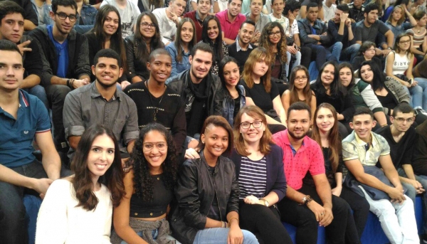 Turma de Publicidade e Propaganda da UNIFAI participa do programa Altas Horas