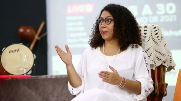 Talk show será apresentado pela terapeuta holística e atual presidente do Conselho Municipal de Cultura de Adamantina, Meire Cunha (Foto: Afrofest - Cultura Negra Ambulante).