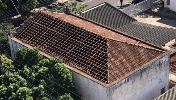 Obras de revitalização já foram iniciadas na Capela da Santa Casa, e ao final será dedicada ao Sagrado Coração de Jesus (Foto: Cedida).