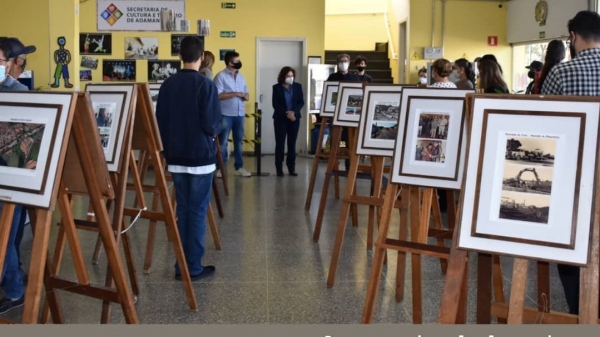 Exposição foi aberta nesta segunda-feira e segue até 30 de junho, na Biblioteca Municipal (Divulgação/PMA).