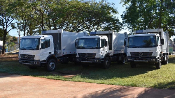 Novos veículos permitiram renovar e reforçar a frota em vários setores da administração municipal (Divulgação/PMA).