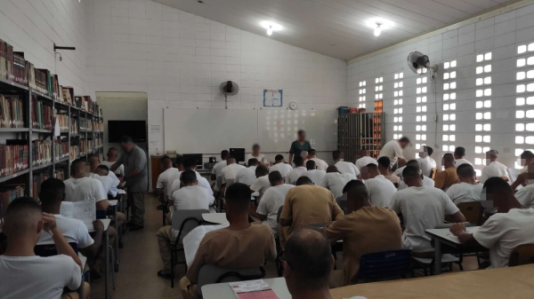 Mais de 6 mil reeducandos participaram da avalia??o do ENCCEJA 2023 na regi?o (Divulga??o/Croeste/SAP).