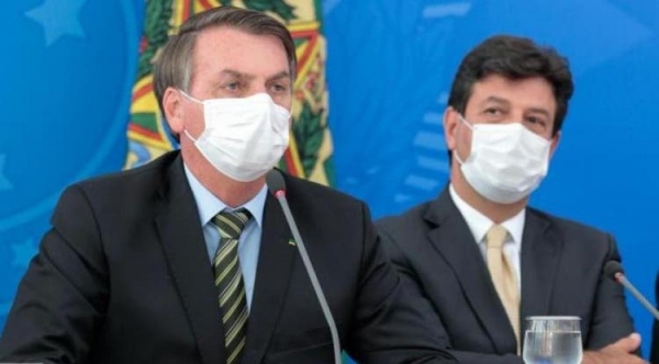 Bolsonaro e Mandetta (Foto: Agência Brasil).