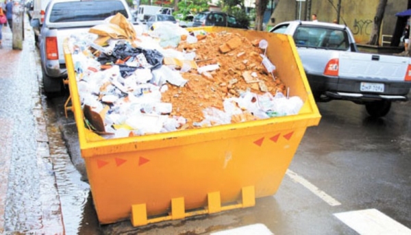 Prefeitura quer sistematizar o acondicionamento, transporte e destinação de resíduos sólidos depositados em caçambas (Foto: Ilustração).