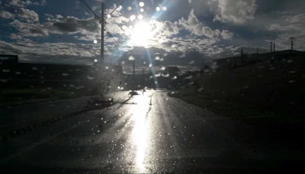 Chuva registrada neste domingo em Adamantina foi de 1.778mm (Foto: Siga Mais)