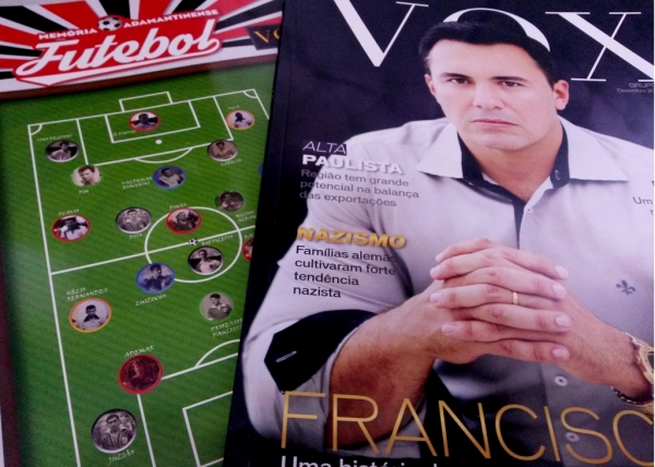Revista Vox chega à sétima edição e traz encarte especial do futebol adamantinense