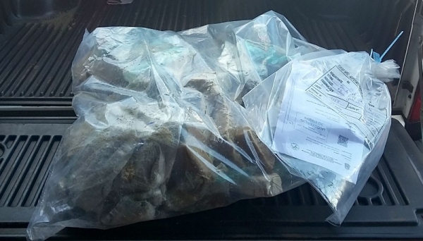 Droga foi apreendida nesta semana pela Polícia Rodoviária, e incineração autorizada pela Justiça (Foto: Deinter 8).