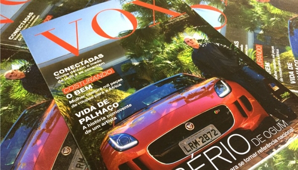 Vidente Robério de Ogum é destaque na capa da VOX. Revista traz conteúdo regional em mais de 120 páginas (Imagem: Reprodução).