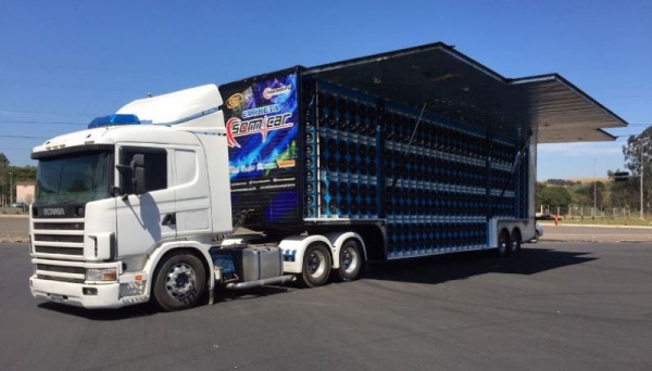 Carreta SomCar será um dos destaques do Adamantina Fest Car, neste domingo, no recinto Poliesportivo (Foto: Divulgação).
