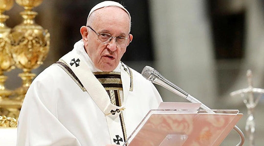 Declaração do Papa se deu na mensagem de Natal aos cardeais e membros da Cúria romana (Reprodução).