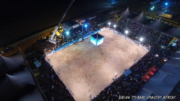 Festa do Peão foi sucesso de público e organização em Osvaldo Cruz (Foto: Bruno Sturari Imagens Aéreas).