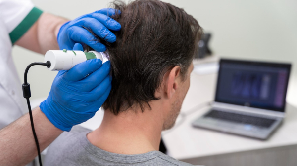 No tema do primeiro dia, avaliacao por tricoscopia: principios da terapia capilar (Imagem ilustrativa/Freepik).