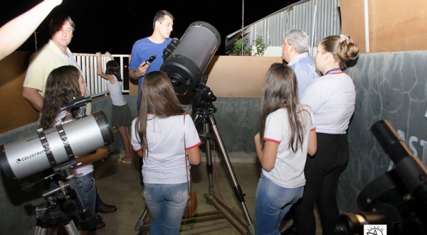 Asaum (Associação de Astronomia Unificada de Mariápolis) completa 18 anos de fundação e trabalho intenso para difundir conhecimentos sobre astronomia (Foto: Asaum).