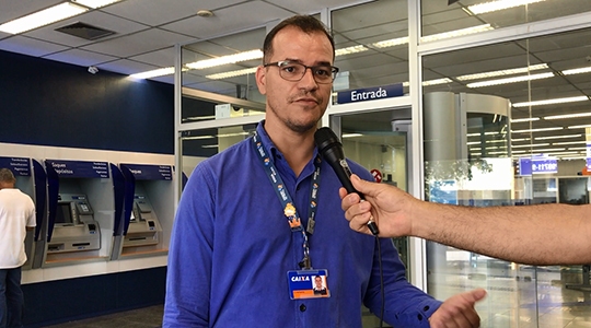 Gerente geral da agência da Caixa Federal em Adamantina, Cristiano Ricardo Mandelli de Miranda, confirmou que ganhador se apresentou para reivindicar o prêmio de R$ 5,8 milhões (Imagem: Maikon Moraes/Siga Mais).