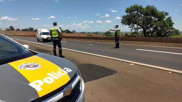 Operação Carnaval da PM Rodoviária é realizada nos  mais de 1.344 km de rodovias, abrangendo um total de 56 municípios nas regiões de Presidente Prudente, Presidente Venceslau, Adamantina e Dracena (Divulgação).