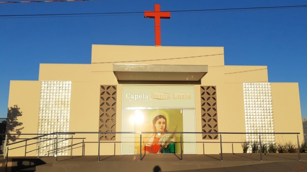 Capela de Santa Luzia foi construída no Residencial San Miguel II (Cedida).