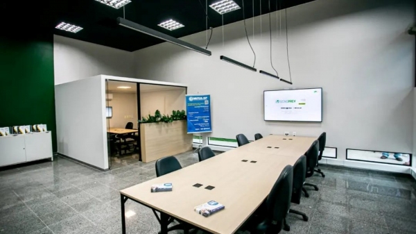 Hub de Inovação fica na Rua Josefina Dal?Antonia Tiveron, 140, Centro (Foto: Maila Alves).