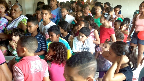Jardim Brasil promove confraternização para crianças da comunidade (Foto: Cedida).
