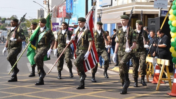 Desfile realizado no Dia da Independência, ano passado (Arquivo/PMA).