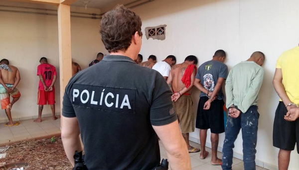 Operação mobilizou amplo efetivo da Polícia Civil na região, onde 47 pessoas foram presas (Foto: Cedida/Polícia Civil).