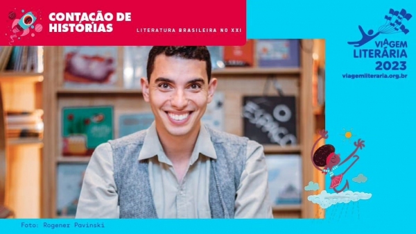 Uma das atividades neste mês é a contação de história com Ademir Apparício (Divulgação/ SISEB-SP).