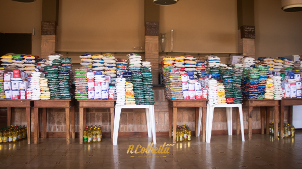 Alimentos arrecadados foram repassados a quatro entidades que atendem a comunidade (Reproducao).