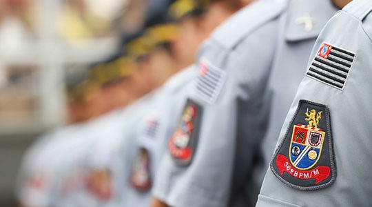 Na Polícia Militar serão incorporados 590 novos soldados de 2° classe (Governo de SP).