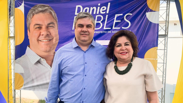 Daniel Robles e Dinha Gil (Divulgacao).