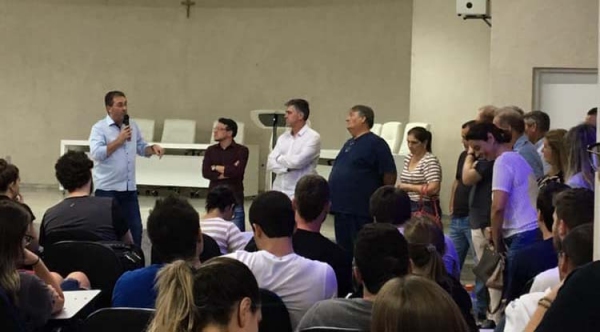 Novas decisões serão conhecidas na quinta-feira, conforme anunciado em reunião realizada nesta terça-feira no auditório do campus 2 da UniFAI (Foto: Reprodução | União Medicina UniFAI).