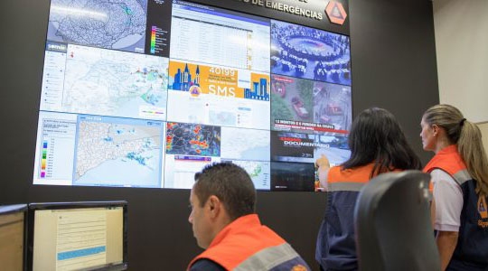Alerta de temporais foi divulgado pela Defesa Civil do Estado de São Paulo (Foto: Portal do Governo de SP).