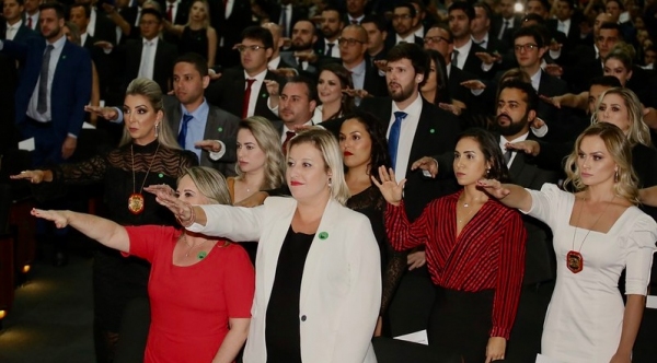 Cerimônia de posse foi no Palácio dos Bandeirantes (Foto: Governo de SP).