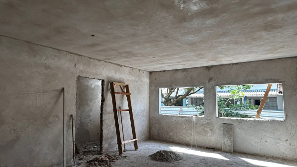 Obras de ampliacao da EMEI Pequeno Principe (Cedida/PMA).