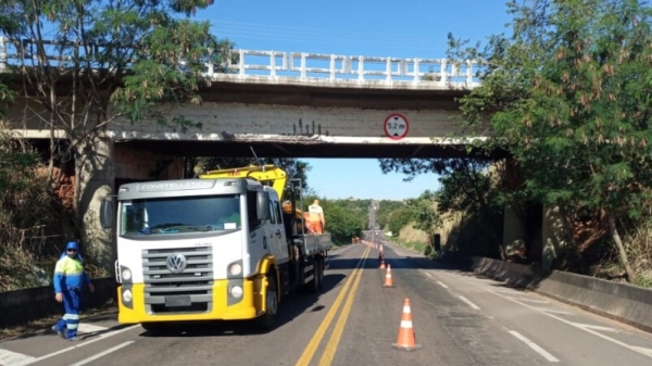 Concessionária recomenda ao motorista redobrar a atenção ao passar por trechos em manutenção (Imagem: Da Assessoria).