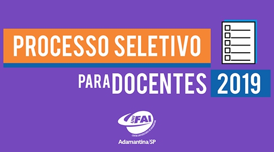 Inscrições para seletivo seguem até o dia 20 (Arte: Agência UniFAI).