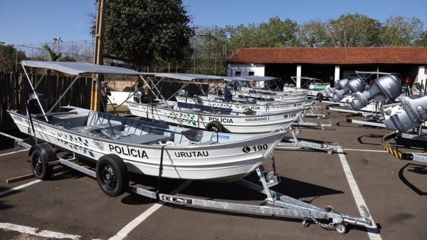 Foram adquiridas 42 novas viaturas náuticas com carretas acopláveis para transporte. Contam com motorização moderna (30, 60 e 90 HP) e sonares (Foto: GovSP).