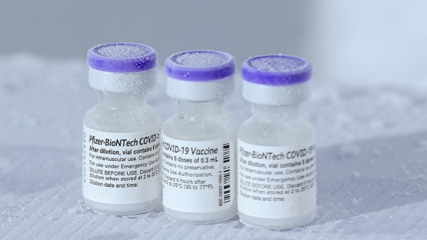 Intervalo de vacinação entre primeira e segunda doses, com Pfizer, foi reduzido de 12 semanas para 8 semanas (Foto: Myke Sena/MS).