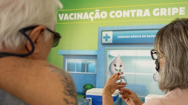 Campanha de vacinação contra a gripe (Foto: Myke Sena/MS).