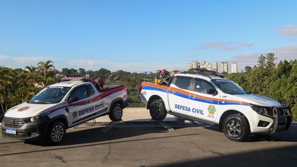 Veículos destinados a 122 cidades para equipar a Defesa Civil municipal (Foto: GovSP).