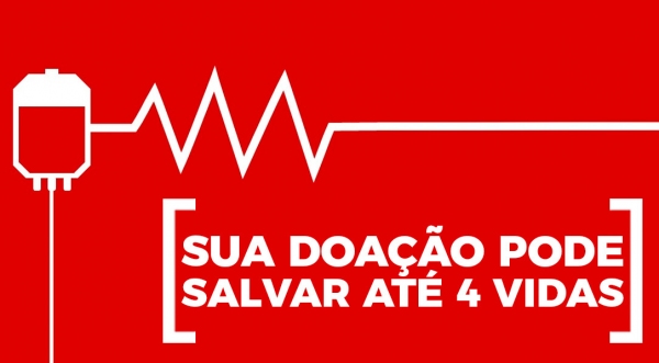 Campanha da Liga Acadêmica de Cirurgia e Traumatologia Bucomaxilofacial da UniFAI estimula doação de sangue (Ilustração).