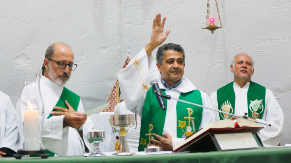 Missa de despedida do Padre Quinzinho (Sergio Nomura/No Click com o Senhor).