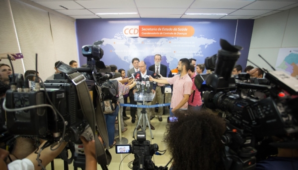 Governador Geraldo Alckmin anuncia início dos testes da vacina contra a dengue (Foto: A2img / Ciete Silvério).