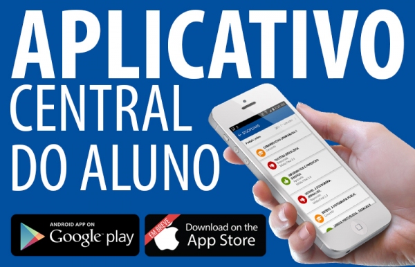 Central do Aluno em aplicativo para Android está disponível na Play Store do Google (Divulgação).
