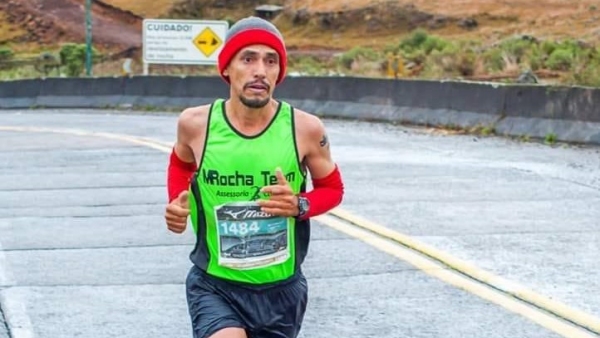 Marcelo Rocha vai correr durante 6 horas na manhã deste domingo (20) no Parque Caldeira, em Adamantina (Reprodução).