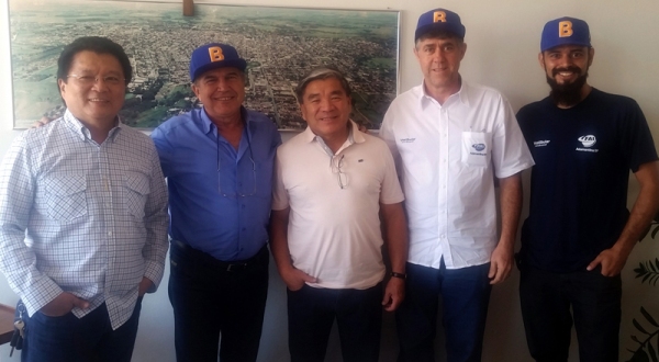 Reunião discute parceria que pode incentivar o beisebol em Adamantina (Foto: Divulgação/FAI).