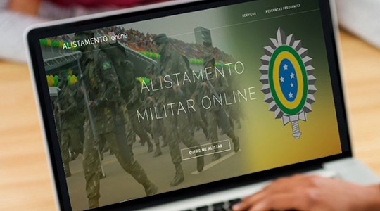 Rapazes que completam 18 anos em 2019 devem fazer o alistamento militar obrigatório até  o próximo domingo, 30 de junho (Reprodução).