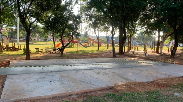 Base foi instalada para receber os equipamentos (Divulgação/PMA).