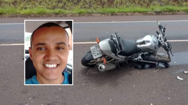 Policial penal morador em Lucélia morreu no local do acidente, em Chavantes (Reprodução: Comitê de Notícias de Palmital/Redes Sociais).