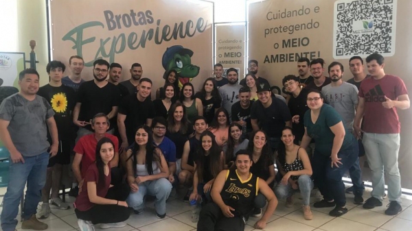 A última agenda do roteiro do grupo foi em Brotas (Acervo Pessoal).